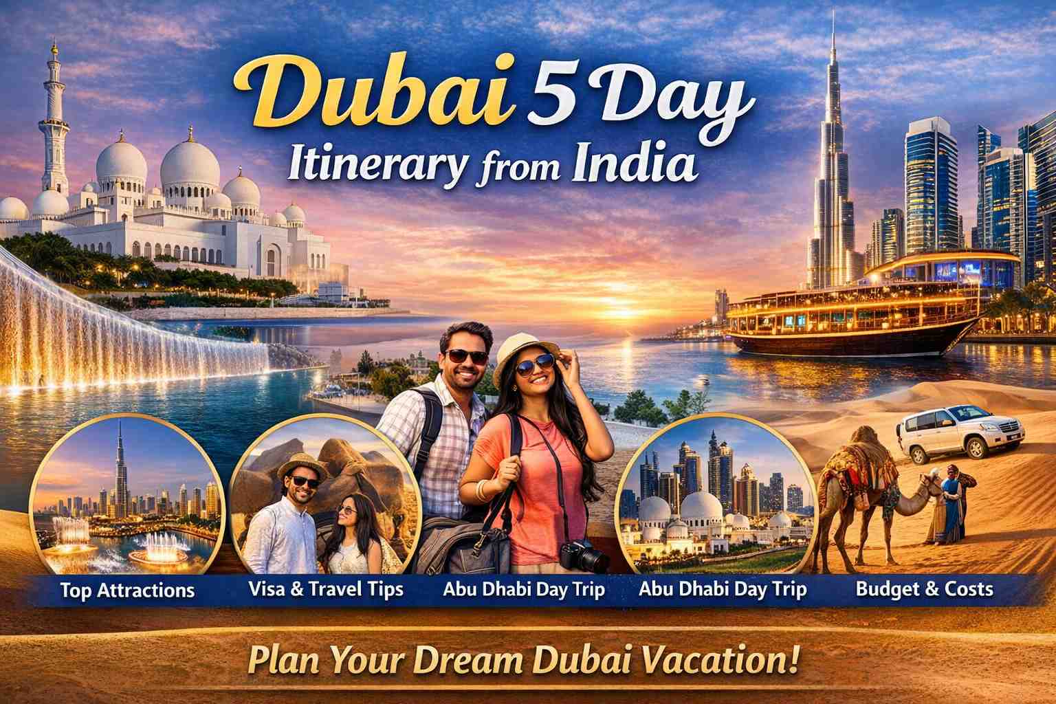 Dubai 5 Day Itinerary from India