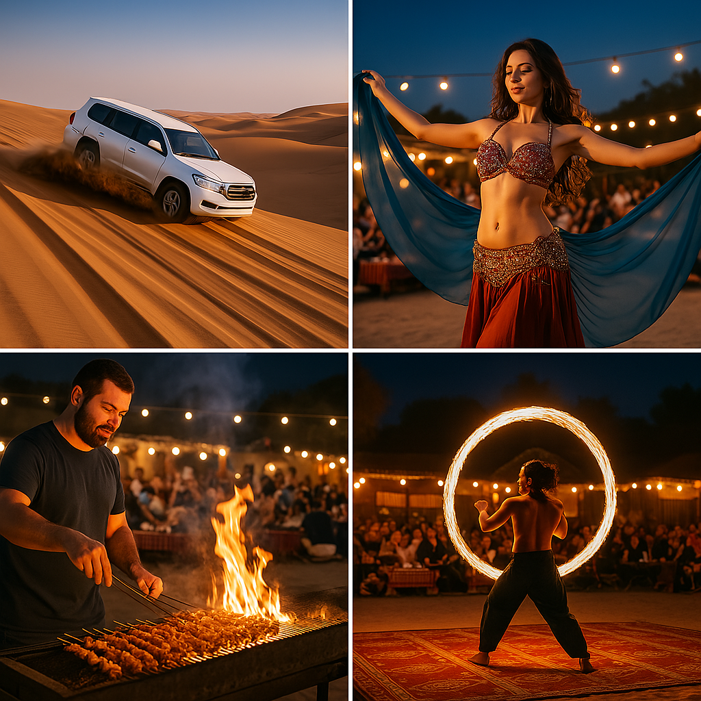 Evening Desert Safari With BBQ Dinner